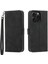 IPhone 15 Için Flip Case Pro Max Bileklik Nakit Cep Kart Yuvaları Manyetik (Yurt Dışından) 5