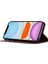 IPhone 11 Için Filp Durumda Kart Tutucu Manyetik Kapatma Pu Deri Kickstand (Yurt Dışından) 2