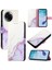 Realme 11X5G Kickstand Mermer Desen Pu Deri Cüzdan Için Kılıf (Yurt Dışından) 1