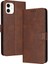 Toka Saf Renk Kickstand Pu Deri ile IPhone 11 Için Flip Case (Yurt Dışından) 1