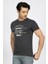 Önü Yazılı Slim Fit O Yaka Erkek Tişört 232LCM242024 Divided 2