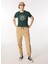 Önü Yazılı Slim Fit O Yaka Erkek Tişört 232LCM242024 Divided 4