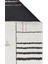 Arya AR41 Cream Black Çift Taraflı Modern Desenli Dokuma Kilim 2