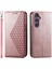 Samsung Galaxy S24 Artı Günlük Kullanım Için Flip Case El Kayışı Standı Eşkenar Dörtgen (Yurt Dışından) 1