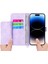 IPhone 16 Için Flip Case Pro Max Çoklu Kredi Kartı Yuvaları Kabartmalı (Yurt Dışından) 5