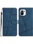 Xiaomi 11 Lite Için Flip Case Bilek Kayışı Cüzdan Pu Deri Kart Yuvaları Flip (Yurt Dışından) 1