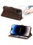 IPhone 16 Için Flip Case Pro Kabartmalı Bileklik Çoklu Kredi Kartı Yuvaları (Yurt Dışından) 3