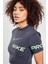 Pro Dri-Fit Cropped Graphic Sleeve Kadın Antrasit Tişört 4