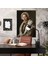 Johannes Vermeer Wall Art - Woman In Fur Coat 30X50 cm 3