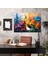 Leonid Afremov Cam Baskı - Canlı Çiçek Bahçesi Cam Duvar Sanatı - Leonid Afremov, Duvar Dekorasyonu, Cam Baskı, Modern Sanat, 70X50 3