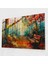 Whimsical Park Bench Cam Duvar Sanatı- Leonid Afremov 45X30 cm 1