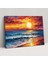 Leonid Afremov Beach Sunset Canvas Print - Leonid Afremov 100X70 cm 1