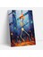 Joyful Dancing Skeleton Glass Print - Los Muertos, Glass Print, Home Decoration, Vibrant Spirit, 30X45 1
