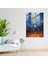 Joyful Dancing Skeleton Glass Print - Los Muertos, Glass Print, Home Decoration, Vibrant Spirit, 30X45 2