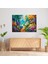 Leonid Afremov Canvas Print - Whimsical Garden Rainbow Wall Art - Leonid Afremov 50X30 cm 2