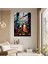 Skeleton Fiesta Glass Print - Los Muertos, Playfulness, Los Muertos, Colorful Fiesta Decorations, 30X45 2