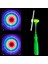 2 Adet Yeşil LED Işıklı Değirmen Işık Sesli Işıklı Ufo Işık Vıp 2 Pcs Flashing Light Up LED Spinning 1