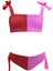 Askılı Çift Renk Fiyonk Detaylı 50uv Kız Çocuk Bikini Takımı by Nessi Byrd 1