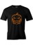 Cadılar Bayramı - Bal Kabağı Pumpkin Siyah Erkek Tshirt 1
