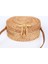 Yuvarlak Saman Çantalar Kadınlar Yaz Rattan Çanta El Yapımı Dokuma Plaj Çapraz Vücut Çantası Daire Bohemya El Çantası Bali | Rattan Çantalar | Saman Çantası Çapraz Bags (Yurt Dışından) 2