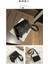 Siyah Moda Bayanlar Küçük Omuz Çantası Pu Deri Messenger Çanta Kısa Flep Messenger Çanta Omuz Çantası (19.5CM*16CM*9CM) (Yurt Dışından) 3