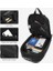 Erkekler Hırsızlık Anti-Crossbody Çantalar Erkek Su Geçirmez USB Şarj Paketi Kısa Yolculuk E Birikir Sling Torbası Omuz Göğüs Çantası (Yurt Dışından) 3