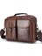 Erkekler Deri Vintage Messenger Torbası Çanta Çanta Çanta Omuz Çantası (Kahverengi) (Yurt Dışından) 1