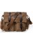 Moda Erkek Tuval Çanta Açık Rahat Depolama Çantası Omuz Çantası Haberci Çanta Tuval Omuz Çantaları Büyük Kapasiteli Crossbody Çanta Evrak Çantası (Kahve) (Yurt Dışından) 1