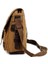 Moda Erkek Tuval Çanta Açık Rahat Depolama Çantası Omuz Çantası Haberci Çanta Tuval Omuz Çantaları Büyük Kapasiteli Crossbody Çanta Evrak Çantası (Kahve) (Yurt Dışından) 2