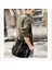 Moda Erkek Tuval Çanta Açık Rahat Depolama Çantası Omuz Çantası Haberci Çanta Tuval Omuz Çantaları Büyük Kapasiteli Crossbody Çanta Evrak Çantası (Kahve) (Yurt Dışından) 4