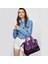 Oxford Kumaş Omuzlar Su Naylon Messenger Çanta Kadın Büyük Kapasiteli Crossbody (Mor) (Yurt Dışından) 2