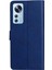 Kart Yuvası Klasik Düz Renk Iş ile Xiaomi 12 Lite Için Flip Case (Yurt Dışından) 5