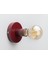 Retro Vintage Modern Rustik Bordo 1xe27 Duylu Metal Duvar Aplik 1