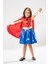 Wonder Woman Temalı Kız Çocuk Doğum Günü Elbisesi ve Parti Kostümü 1