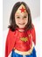 Wonder Woman Temalı Kız Çocuk Doğum Günü Elbisesi ve Parti Kostümü 2