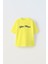 Euro 2024'ÜN Genç Yıldızları Kylian Mbappe Baskılı Sarı Çocuk T-Shirt 2