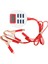Ekran USB Güç Adaptörü Pil Klipsi ile 4 Port USB Şarj Istasyonu Araba Motosiklet Cep Telefonu Şarj Cihazı Cihaz Klipsi Şarj Cihazı (Yurt Dışından) 1
