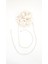 Saten Kumaş Büyük Çiçek Choker Kolye 4