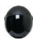 Motosiklet Yarım Deri Kask Siyah Vizör R22.06 Sertifika Fiber Material Black Leather Motor Kaskı 2