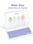 Redway 10 Lite 10.1" Uyumlu Kablosuz Bluetooth Şarj Edilebilir Mini Q Klavye - Mor 2