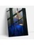 Johannes Vermeer Wall Decoration - Woman In A Blue Dress - Johannes Vermeer, Portrait, Glass Art, Johannes Vermeer, 30X45 1