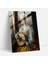 Johannes Vermeer Glass Wall Art - Woman With A Lute - Johannes Vermeer, Home Decoration, Wall Decoration, Johannes Vermeer, 30X45 1