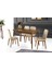Kelebek Açılır Mdf Mutfak Masa Sandalye Takımı 75X130CM 1
