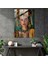 Frida Kahlo Style Glass Art - Frida Kahlo Eserleri, Frida Kahlo Style, Intricate Jewelry, Self Portrait, 30X45 2
