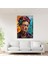 Frida Kahlo Style Mosaic Wall Decoration - Frida Kahlo, Canvas Print, Frida Kahlo Style, Wall Decoration, 30X50 3