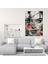 Frida Kahlo Style Glass Print - Frida Kahlo Eserleri, Expressive Eyes, Monochromatic Color Scheme, Glass Print, 30X45 3