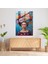 Frida Kahlo Style Glass Print - Frida Kahlo Eserleri, Wall Decoration, Modern Art, Frida Kahlo Style, 30X45 2