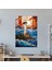 Stained Glass Lighthouse Wall Decoration - Lighthouse, Glass Art, Glass Print, Glass Wall Art, 30X45 2