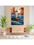 Stained Glass Lighthouse Wall Decoration - Lighthouse, Glass Art, Glass Print, Glass Wall Art, 30X45 3