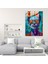 Frida Kahlo Style Glass Print - Frida Kahlo Eserleri, Frida Kahlo Style, Modern Art, Glass Print, 30X45 2